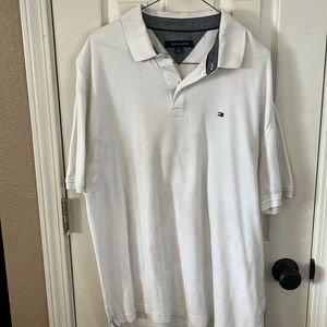 White Tommy Hilfiger Polo